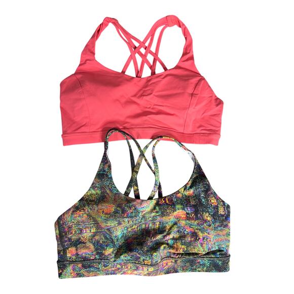 Lululemon Athletica Bundle of 2  Sports Bras Women's 10 / Medium - Picture 1 of 10